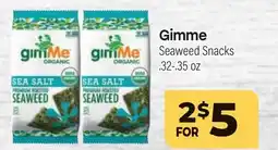 Tony’s Fresh Market Gimme Seaweed Snacks offer