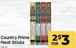 Tony’s Fresh Market Country Prime Meat Sticks offer