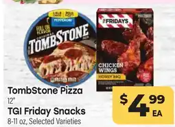 Tony’s Fresh Market TombStone Pizza 12 TGI Friday Snacks offer