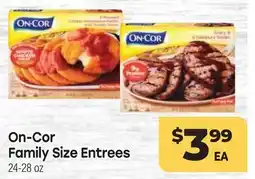 Tony’s Fresh Market On-Cor Family Size Entrees offer