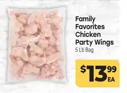 Tony’s Fresh Market Family Favorites Chicken Party Wings offer