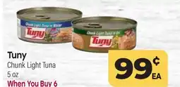 Tony’s Fresh Market Tuny Chunk Light Tuna offer