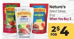 Tony’s Fresh Market Natura's Select Salsas offer