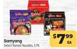Tony’s Fresh Market Samyang Select Ramen Noodles offer