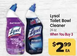 Tony’s Fresh Market Lysol Toilet Bowl Cleaner offer