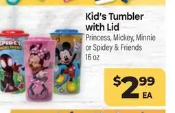 Tony’s Fresh Market Kid's Tumbler with Lid offer