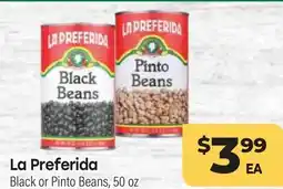 Tony’s Fresh Market La Preferida Black or Pinto Beans offer