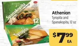 Tony’s Fresh Market Athenian Tyropita and Spanakopita offer