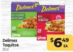 Tony’s Fresh Market Delimex Taquitos offer