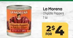 Tony’s Fresh Market La Morena Chipotle Peppers offer