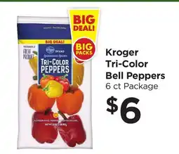 Food 4 Less Kroger Tri-Color Bell Peppers offer
