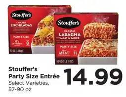 Food 4 Less Stouffer's Party Size Entrée offer