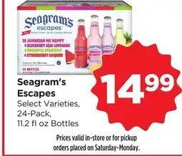 Food 4 Less Seagram's Escapes offer