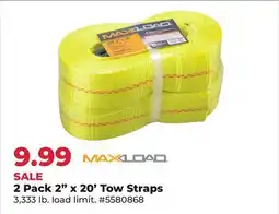 Runnings MaxLoad 2 Pack 2 x 20' Tow Straps offer