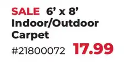 Runnings Garland Rug 6' x 8' Indoor/Outdoor Carpet offer