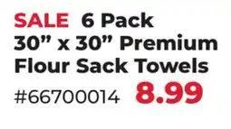 Runnings 6 Pack 30 x 30 Premium Flour Sack Towels offer