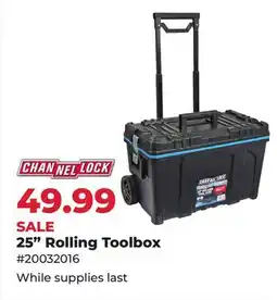 Runnings Channellock 25 Rolling Toolbox offer