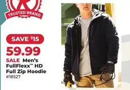 Runnings Men's FullFlexx HD Full Zip Hoodie offer