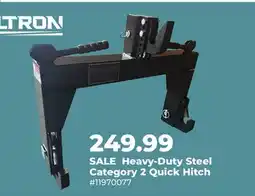 Runnings Metaltron Heavy-Duty Steel Category 2 Quick Hitch offer