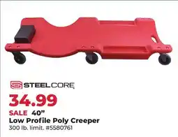 Runnings 40 Low Profile Poly Creeper offer