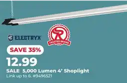 Runnings Electryx 5, 000 Lumen 4' Shoplight offer