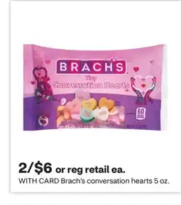 CVS Brach's conversation hearts 5 oz offer