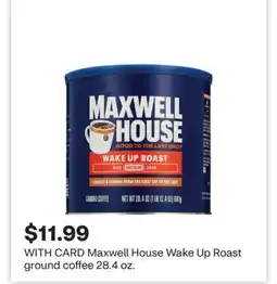 CVS Maxwell House Wake Up Roast ground coffee offer