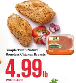 Mariano's Simple Truth Natural Boneless Chicken Breasts offer