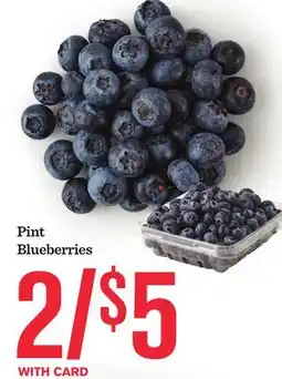 Mariano's Pint Blueberries offer