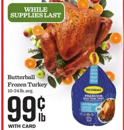 Mariano's Butterball Frozen Turkey offer