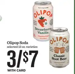 Mariano's Olipop Soda offer