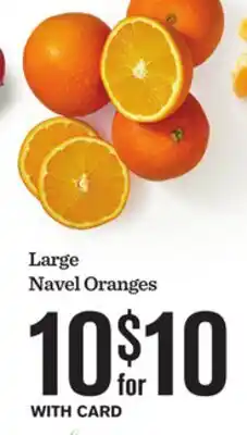 Mariano's Large Navel Oranges offer