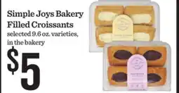 Mariano's Simple Joys Bakery Filled Croissants offer