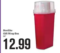 Mariano's Sterilite Gift Wrap Box offer