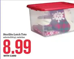 Mariano's Sterilite Latch Tote offer