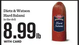 Mariano's Dietz & Watson Hard Salami offer