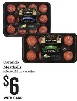 Mariano's Carando Meatballs offer