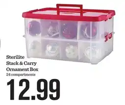 Mariano's Sterilite Stack & Carry Ornament Box offer