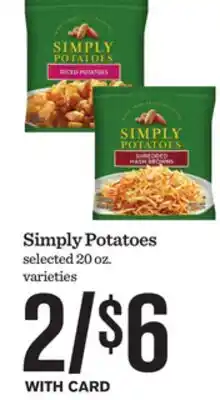 Mariano's Simply Potatoes offer