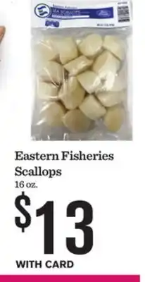 Mariano's Eastern Fisheries Scallops offer