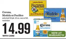 Mariano's Corona, Modelo or Pacifico offer