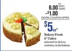 Mariano's Bakery Fresh 6 Cakes offer