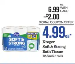 Mariano's Kroger Soft & Strong Bath Tissue offer