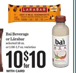 Mariano's Bai Beverage or LΓ€rabar offer