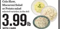 Mariano's Cole Slaw, Macaroni Salad or Potato salad offer