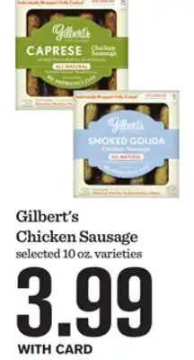 Mariano's Gilbert's Chicken Sausage offer