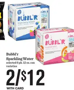 Mariano's Bubbl'r Sparkling Water offer