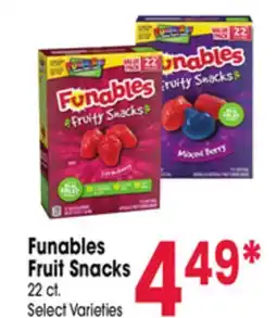 Jewel-Osco Funables Fruit Snacks offer