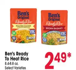 Jewel-Osco Ben's Ready To Heat Rice offer