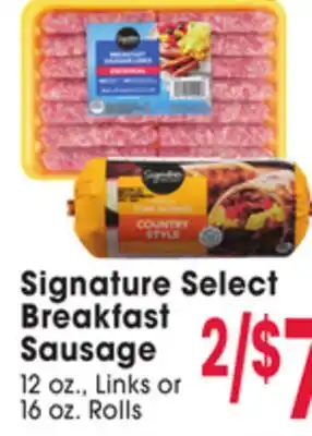 Jewel-Osco Signature Select Breakfast Sausage offer